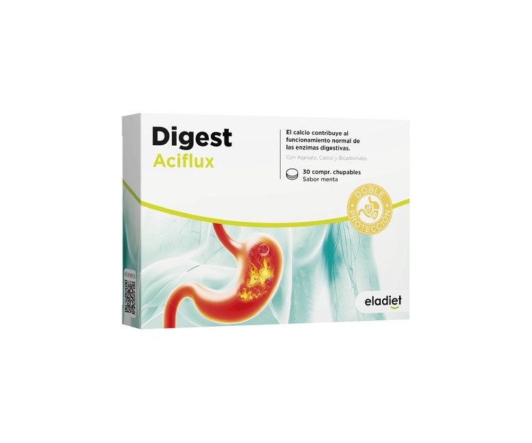 Digest AciFlux 30 comprimidos masticables de 1600 mg Eladiet