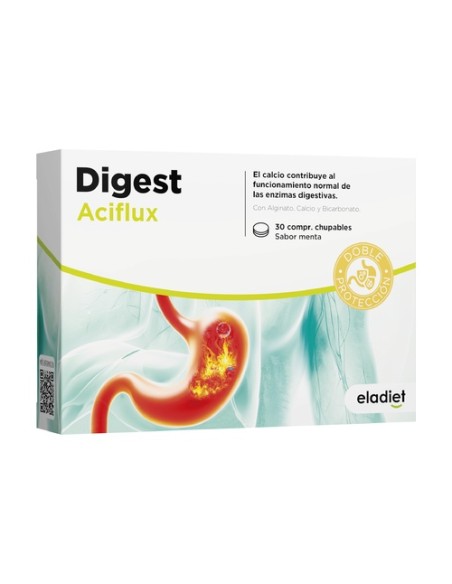 Digest AciFlux 30 comprimidos masticables de 1600 mg Eladiet