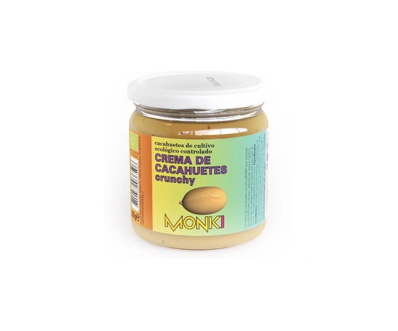Crema de cacahuete crujiente 330 g Monki