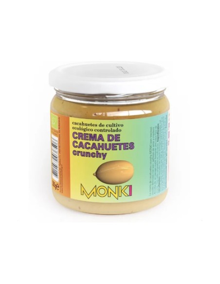 Crema de cacahuete crujiente 330 g Monki