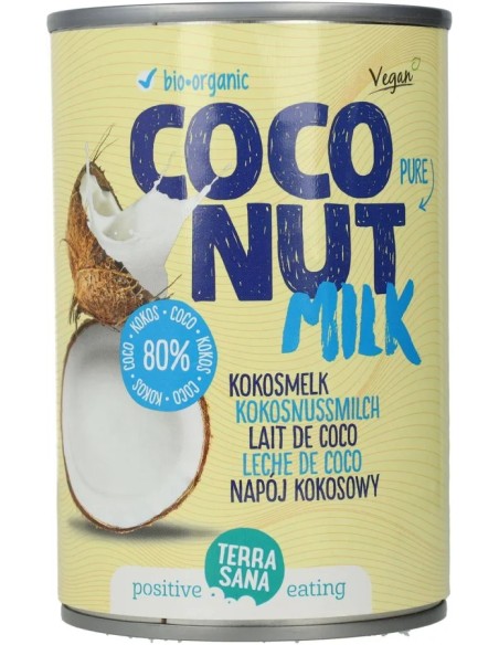Leche de coco 400 ml Terrasana