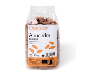 Almendra tostada con piel bio