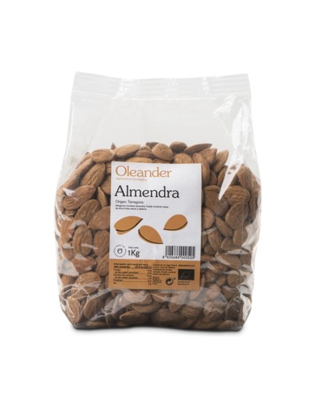 Almendra con piel bio 1 kg Oleander