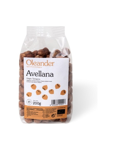 Avellana con piel bio 200 g Oleander