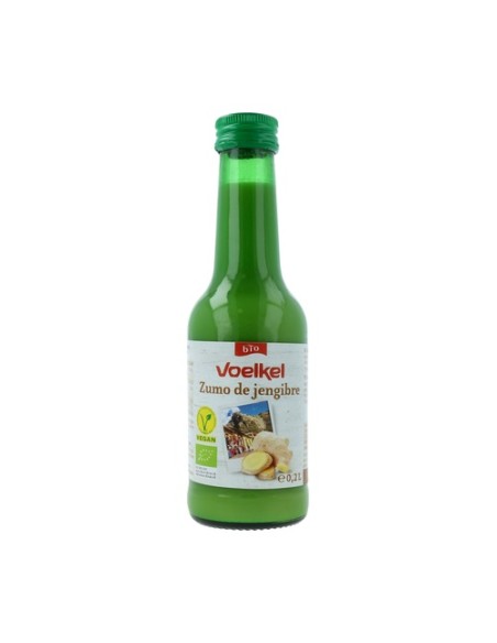 Zumo de jengibre vegano 200 ml (Jengibre) Voelkel