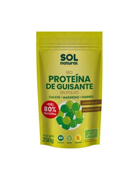 Proteína de guisante Bio 250 g Sol Natural