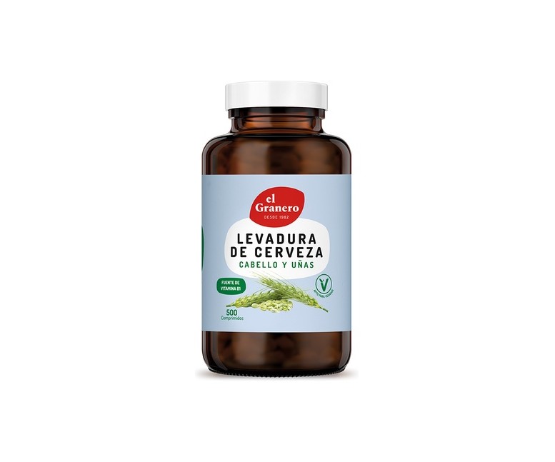 Levadura de cerveza (cabello y uñas) 500 comprimidos El Granero Integral