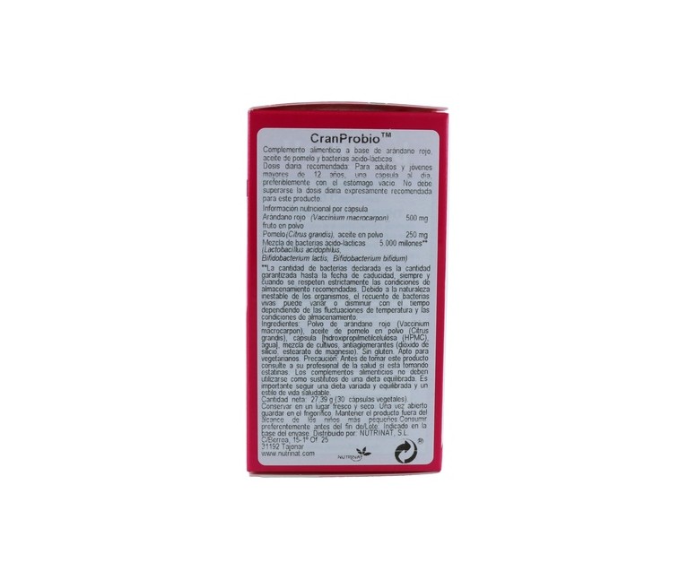 Cranprobio 30 cápsulas vegetales Health Aid