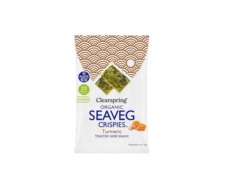 Alga nori con cúrcuma snack