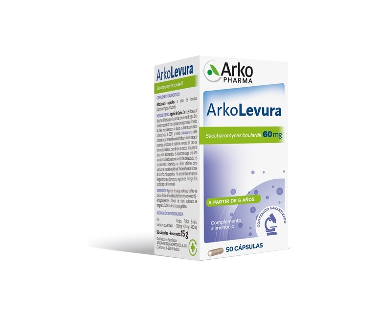 Arkolevura Saccharomyces Boulardii 50 cápsulas Arkopharma