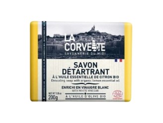 Jabón sólido descalcificante limón y vinagre blanco
