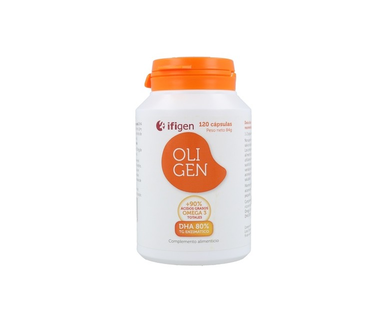 Oligen DHA 80% Tg Enzimático 120 cápsulas de 700mg Ifigen