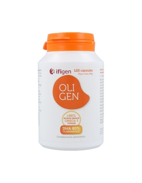 Oligen DHA 80% Tg Enzimático 120 cápsulas de 700mg Ifigen