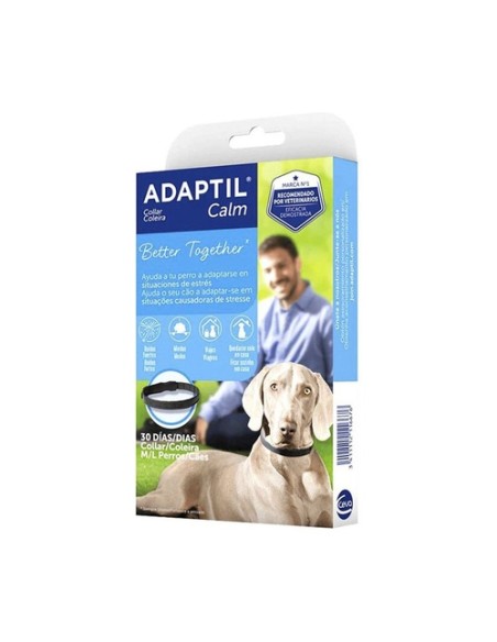 Adaptil calm collar perros L 70cm 1 unidad (Negro) Ceva