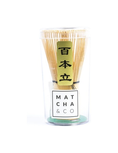 Batidor matcha bambú tradicional 1 unidad Matcha & Co