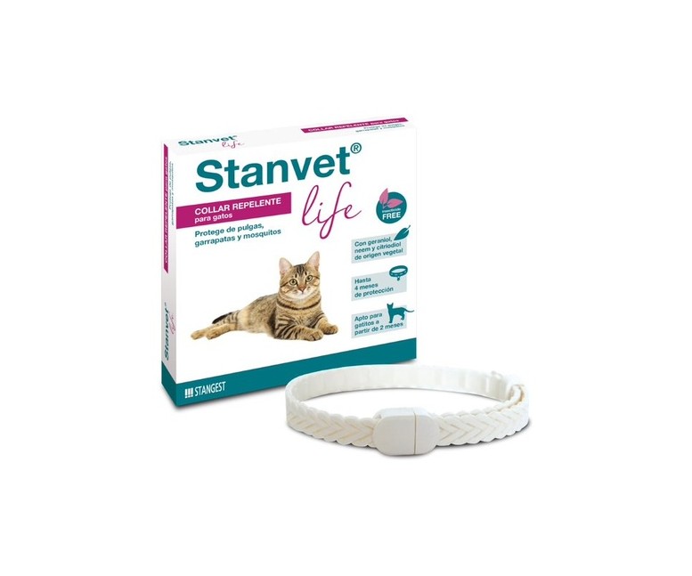 Collar Stanvet Life para gatos 1 unidad Stangest