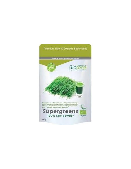 Supergreens raw 150 gr Biotona