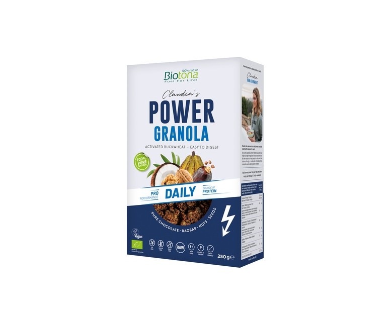 Power granola daily muesli 250 g (Coco) Biotona