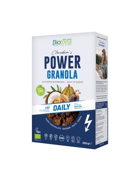 Power granola daily muesli 250 g (Coco) Biotona