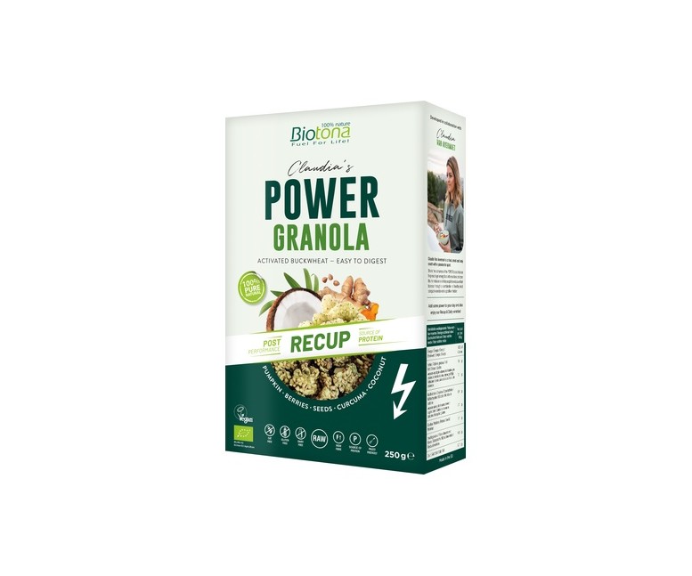 Power granola recup muesli 250 g Biotona