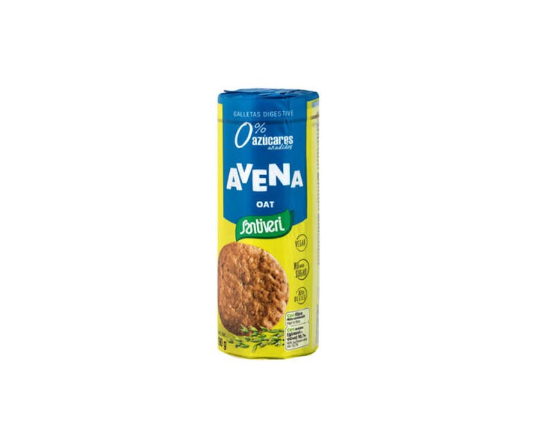 Galletas integrales avena 0% azúcares 190 gr Santiveri