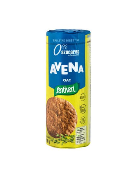 Galletas integrales avena 0% azúcares 190 gr Santiveri