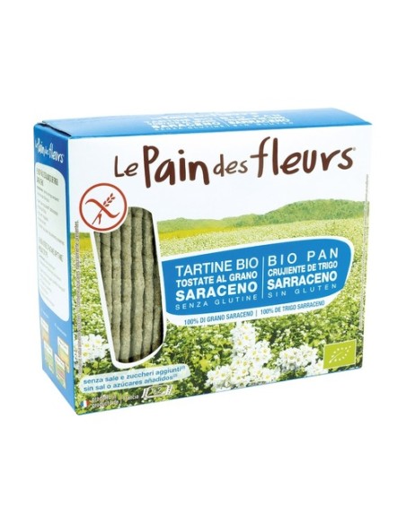 Tostadas crujientes de trigo sarraceno Bio (sin sal, sin gluten) 150 g Le pain des fleurs