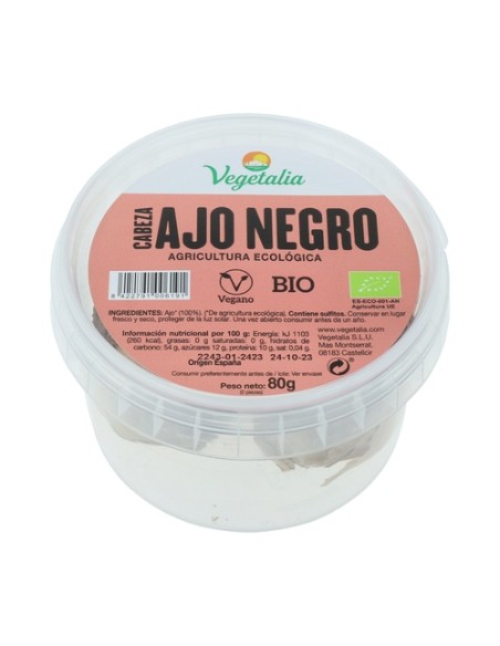Ajo Negro Fermentado Bio 80 g Vegetalia