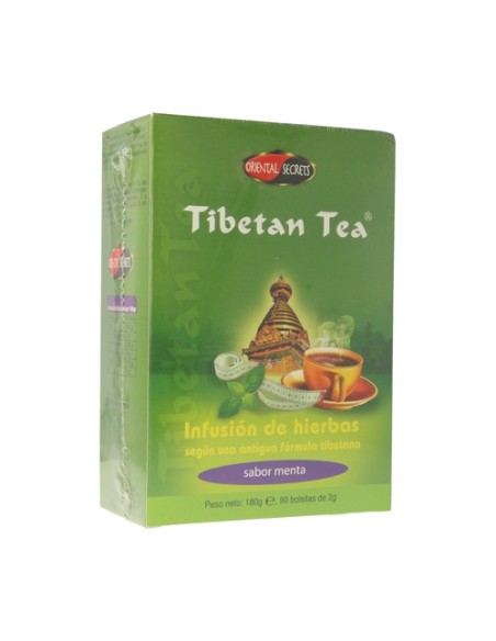 Infusión de hierbas 90 bolsitas infusoras (Menta) Tibetan Tea