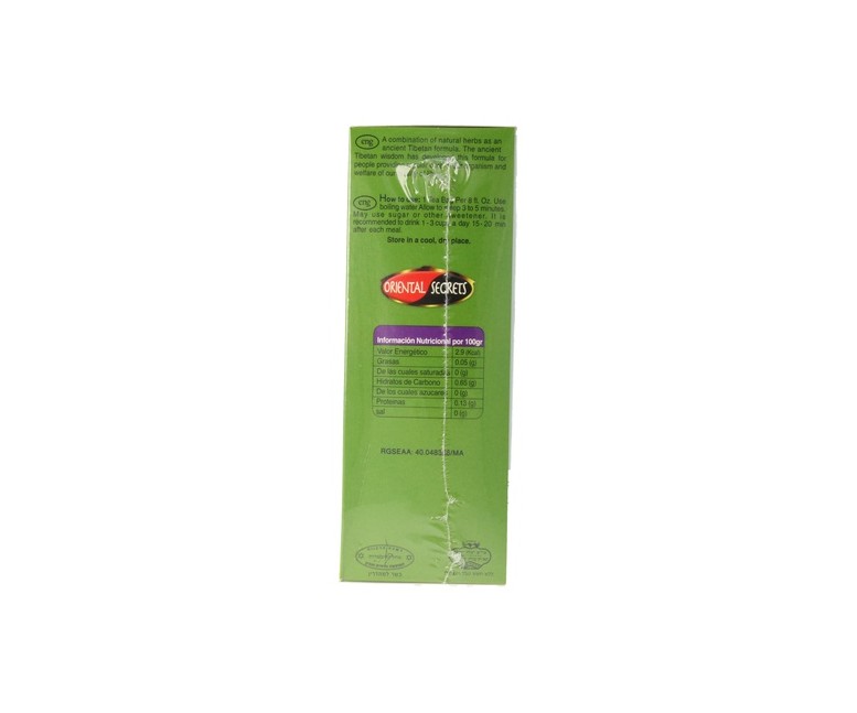 Infusión de hierbas 90 bolsitas infusoras (Menta) Tibetan Tea