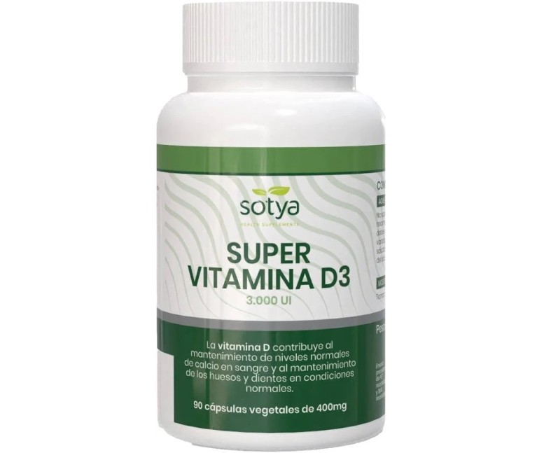 Super vitamina d3 90 cap - 400 mg Sotya