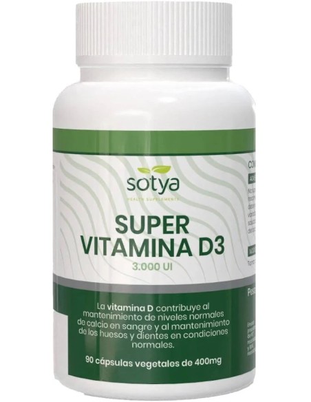 Super vitamina d3 90 cap - 400 mg Sotya