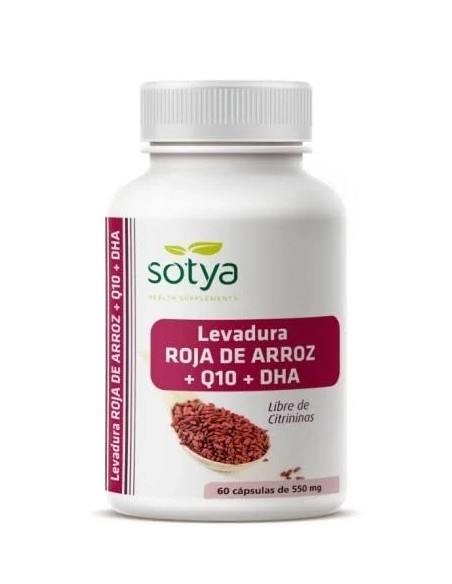 Levadura roja de arroz + Q10 + DHA 60 cap Sotya
