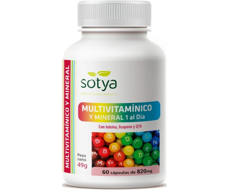 Multivitamínico mineral 60 cap Sotya