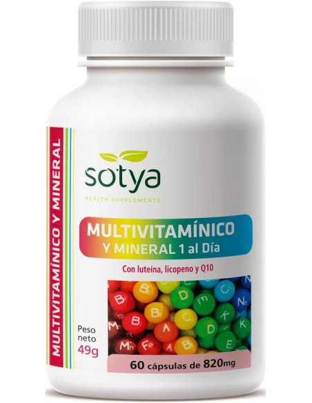 Multivitamínico mineral 60 cap Sotya