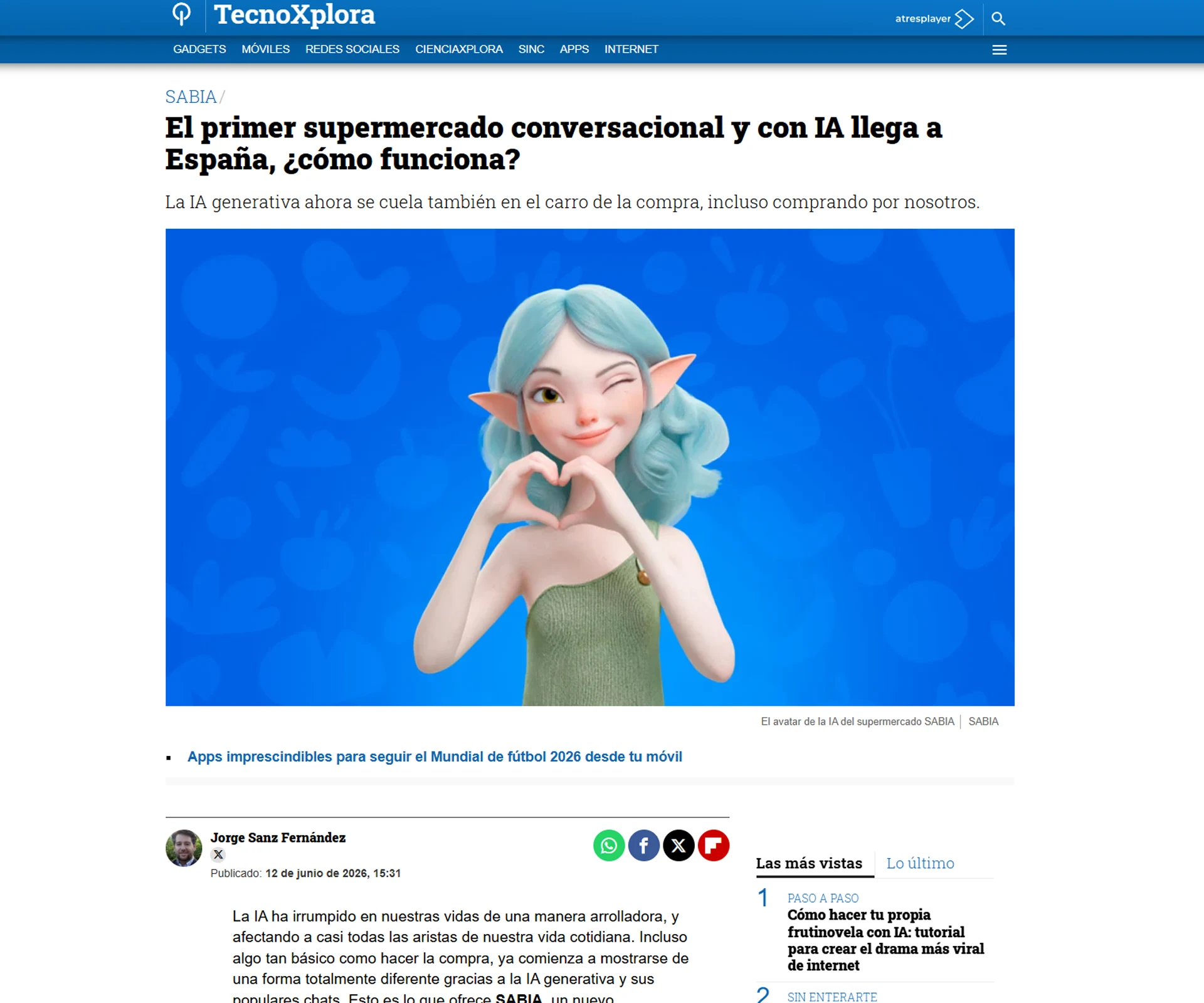 TecnoXplora: El primer supermercado conversacional y con IA llega a España